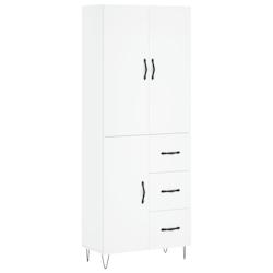 Helloshop26 - Buffet bahut commode armoire meuble de rangement organisateur cuisine salle de séjour salon haut 69,5 x 34 x 180 cm 02_0032643 - 300021_0