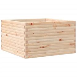 Helloshop26 - Jardinière bac lit surélevé plantes fleurs terrasse jardin 80 x 80 x 45,5 cm bois de pin massif marron 02_0037911 - 3000213993134_0