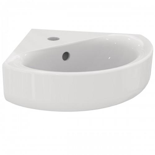 LAVE-MAINS D'ANGLE ARRONDI - ARC 45 - BLANC - CONNECT IDEAL STANDARD