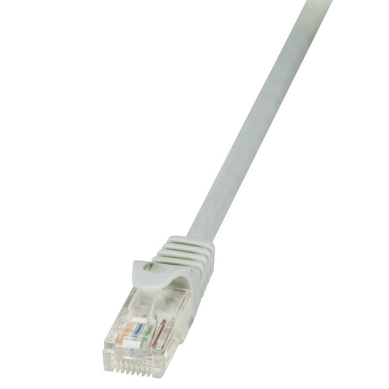 LogiLink Professional Câble patch EconLine, Cat. 6, U/UTP, 7,5 m, gris - gris 4052792023732_0