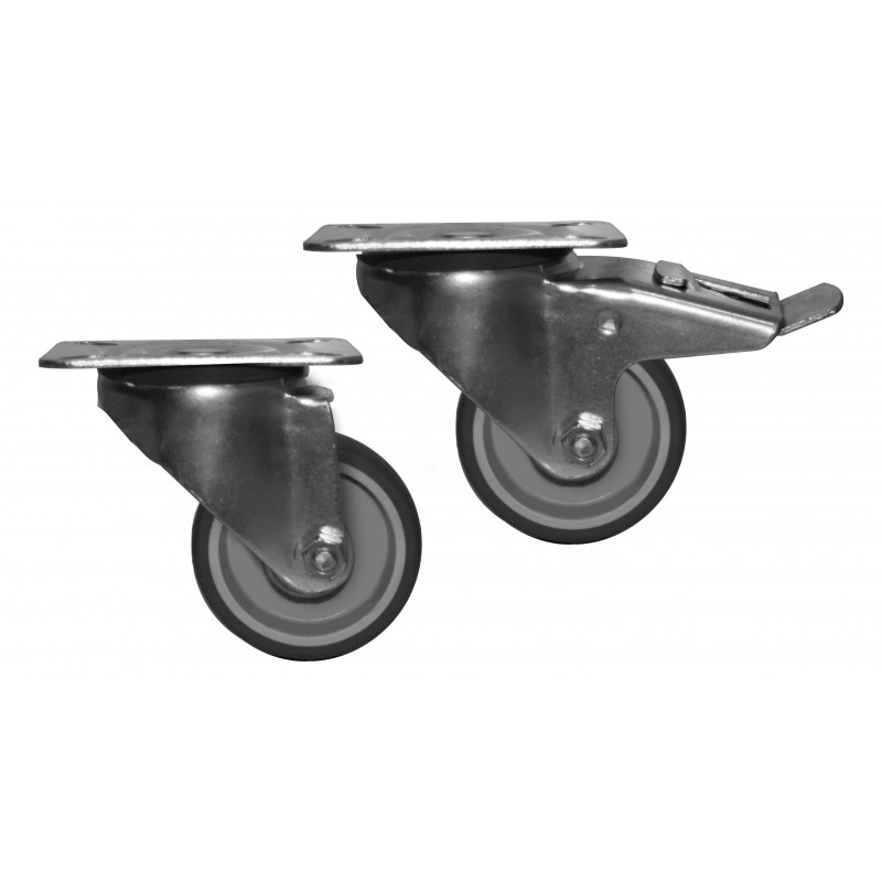 LOT DE ROULETTES POUR COMPTEUR GASTROLINE LARGEUR 1500 MM