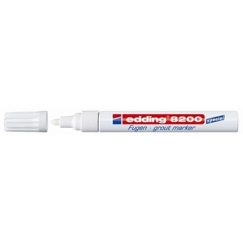 MARQUEUR JOINTS PLOMBERIE ET SANITAIRE - BLANC - E-8200 EDDING