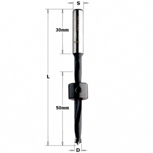 MECHE A PERCER CARBURE CMT - DIAMÈTRE 10MM - LONGUEUR 90MM