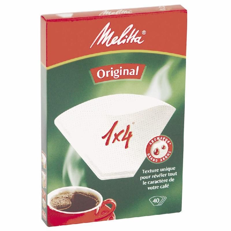 MELITTA 1 BOÎTE DE 40 FILTRES POUR LA PRÉPARATION DU CAFÉ