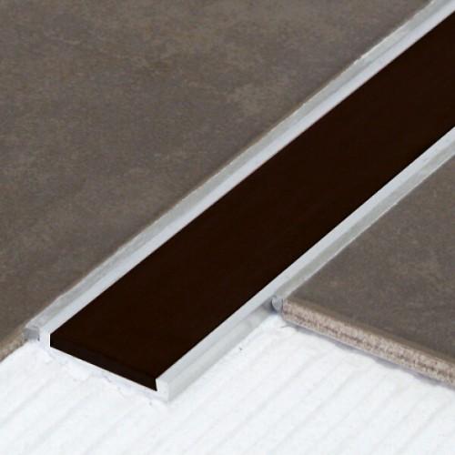 NEZ DE MARCHE PLAT À VISSER AVEC BANDE ISBA NOIRE FA30 - LARGEUR 38 MM - 2M DINAC