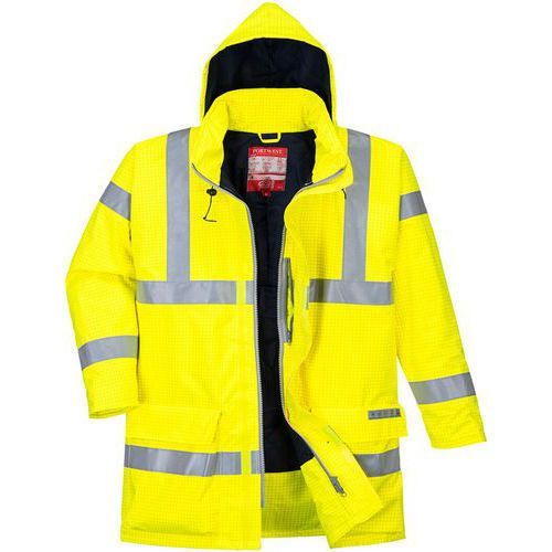 PARKA BIZFLAME RAIN HAUTE VISIBILITÉ S778 JAUNE XL - PORTWEST