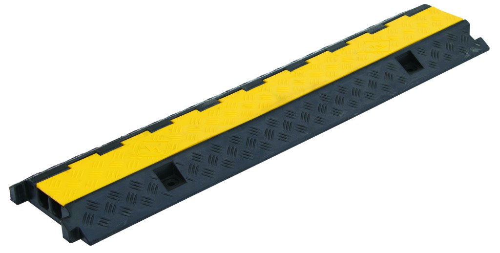 Passe-câble 2 voies en PVC - 1m x 25cm x 5cm - Résiste à 20 tonnes - 9kg_0