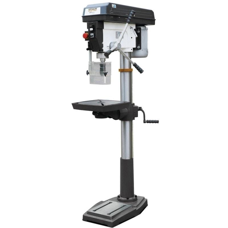 Perceuse à colonne Optimum DQ 32 (230 V) - Précision < 0.03 mm - Table inclinable et rotation 360° - Mandrin autoserrant Premium_0