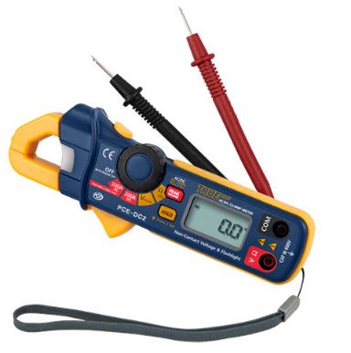 Pince ampèremétrique AC/DC - Écran LCD - Mesure jusqu'à 200 A et 600 V - Fonctions MAX/MIN/PEAK/HOLD - PCE-DC2 - PCE Instruments_0