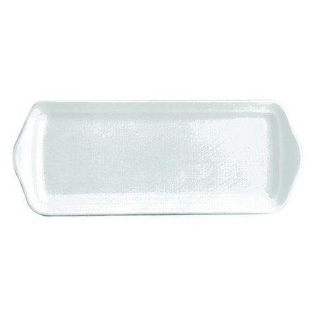 PLAT À CAKE RECTANGULAIRE BLANC 37,3X14,7CM EN PORCELAINE - PILLIVUYT - COLLECTION GÉNÉRALE