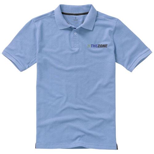 Polo manches courtes pour homme Calgary - 100% coton - 200 g/m² - Col et poignets en tricot plat_0