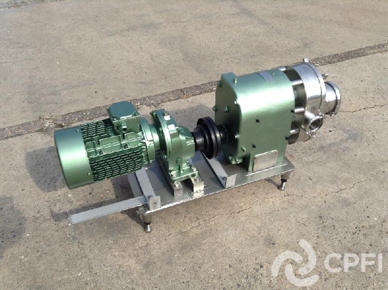 Pompe rotative Tri Clover PRRE-60-2M-UH2 -SL-S - 2,2kW avec rotor excentré & lobe_0