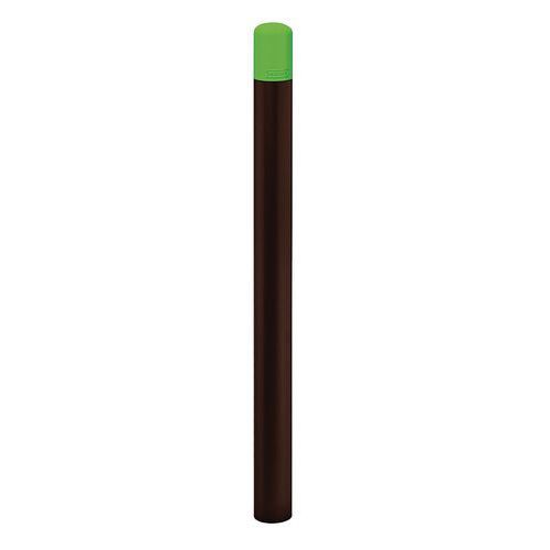 POTELET CARREFOUR ÉCOLE Ø76 MM - MARRON 8017/VERT 6018 - PROCITY