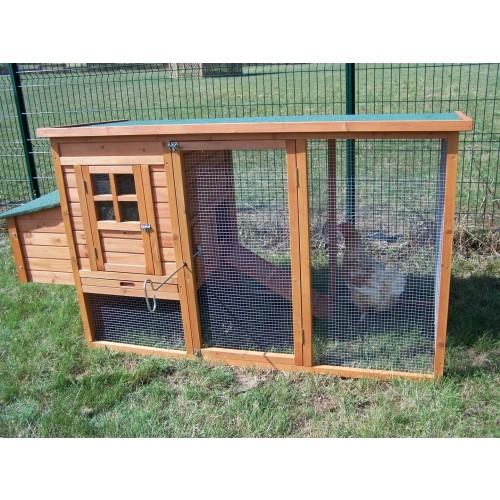 POULAILLER EN BOIS - 1,60 X 0,70 M - 1,50 M2 HABRITA