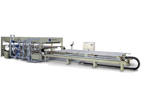 Presse de conformation - chargement et déchargement simultané - FPS - modèle PXE 1+1 - pour panneaux sandwichs polyuréthane tôle/tôle_0