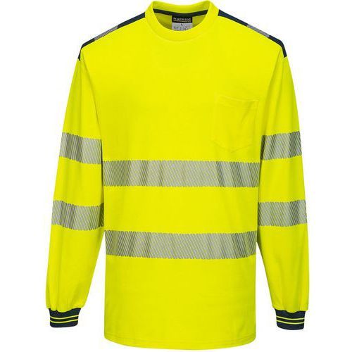 T-SHIRT HAUTE VISIBILITÉ PW3 T185 BLEU/JAUNE L - PORTWEST
