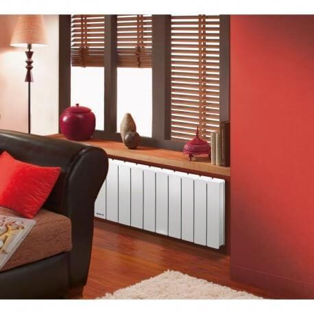 RADIATEUR FONTE NOIROT - BELLAGIO SMART ECOCONTROL 1000W PLINTHE BLANC - N1713SEFS (HAUT. 300)
