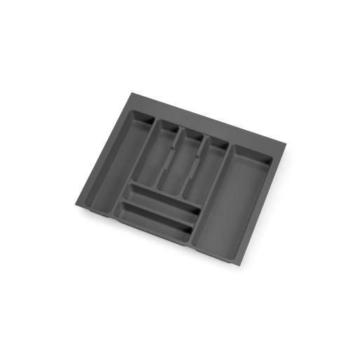 RANGE-COUVERT POUR TIROIR CONCEPT-VERTEX - PLASTIQUE - GRIS - 600 MM EMUCA