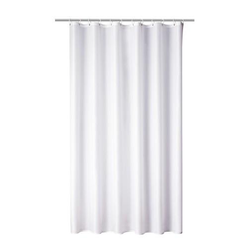 RIDEAU DE DOUCHE 120 X 180 CM - BLANC- POLYESTER - S4-19 SIMILAIRE