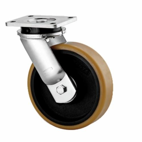 ROULETTE PIVOTANTE - SUR PLATINE - POUR CHARGES LOURDES - DIAMÈTRE 200 MM - KAPPA TENTE
