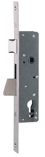 SERRURE MONOPOINT À LARDER PROFIL ÉTROIT PÊNE DORMANT DEMI-TOUR ELECTA AXE 35MM - ISEO - 781351B