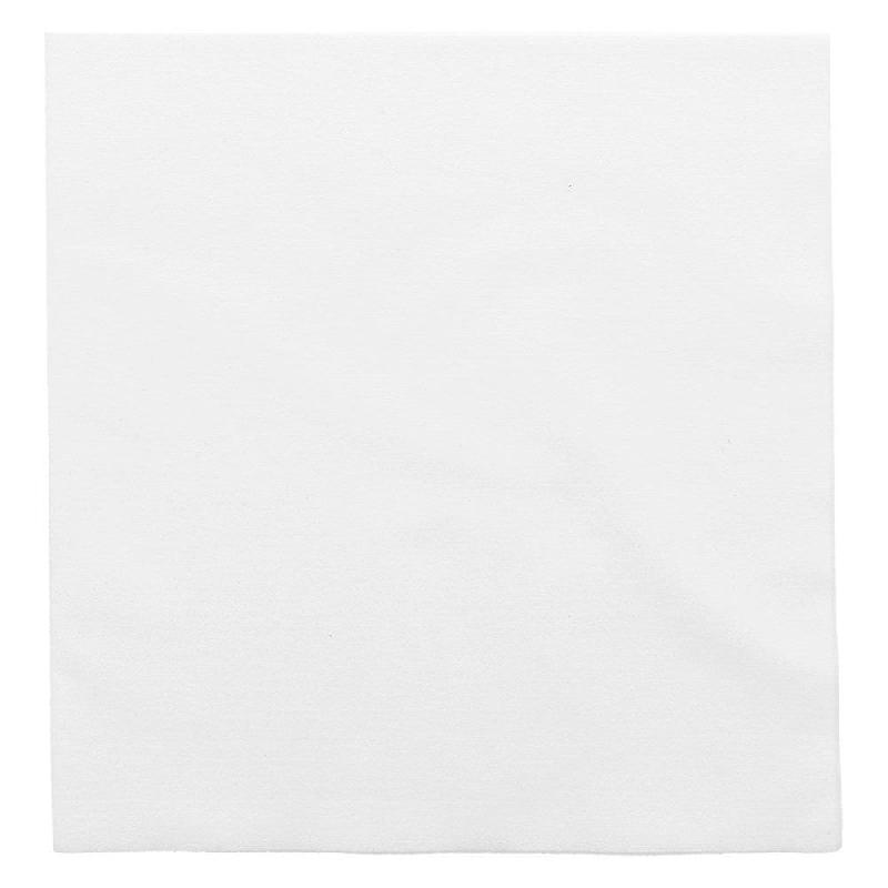 Serviette intissé blanc effet tissu 40x40cm - par 600_0