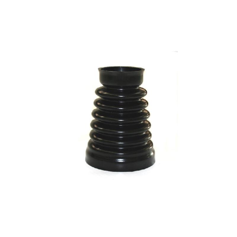 Soufflet standard SPCC-011 - PVC souple noir - Longueur étirée 80 mm, course 60 mm, fixation 41-71 mm_0