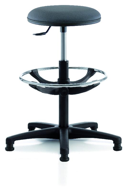 Tabouret rond haut - SOKOA - Poirier_0