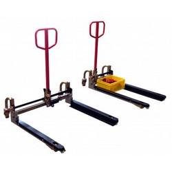 Transpalette manuel à géométrie variable - capacité 750 kg - tablier réglable de 400 à 800 mm_0