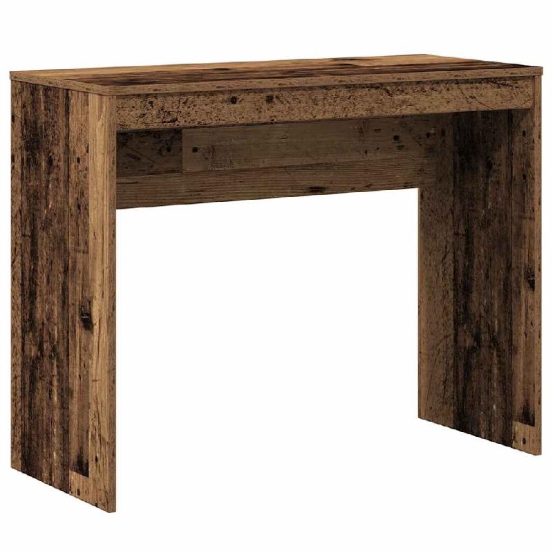 VidaXL Bureau vieux bois 90x40x72 cm bois d'ingénierie Modèle Milan Pro - 855832_0