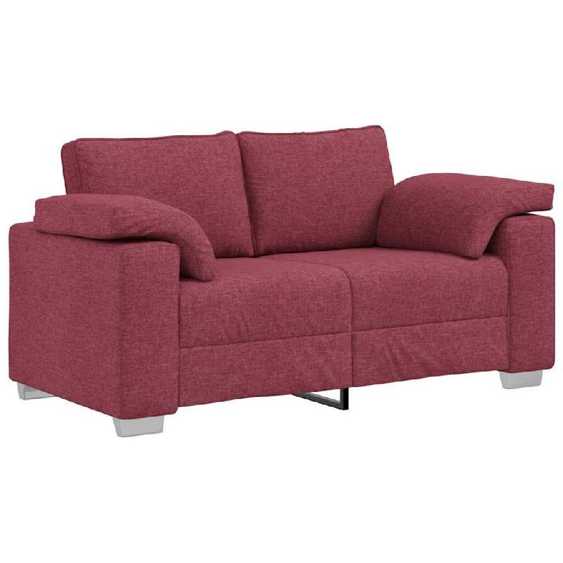 VidaXL Canapé Bordeaux 160 x 80 x 82 cm tissu Modèle AbriClairière 159 - 4105220_0
