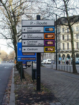 Afficheur lumineux de gestion de parkings - Artelux - système de gestion de parkings_0