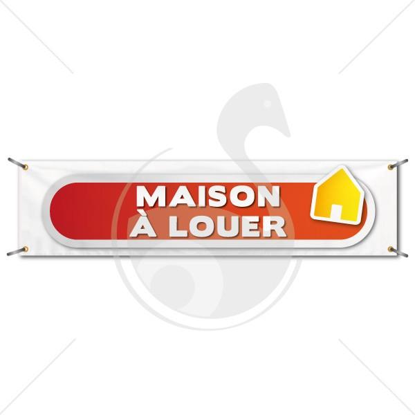 BÂCHE PUBLICITAIRE - MAISON À LOUER_0