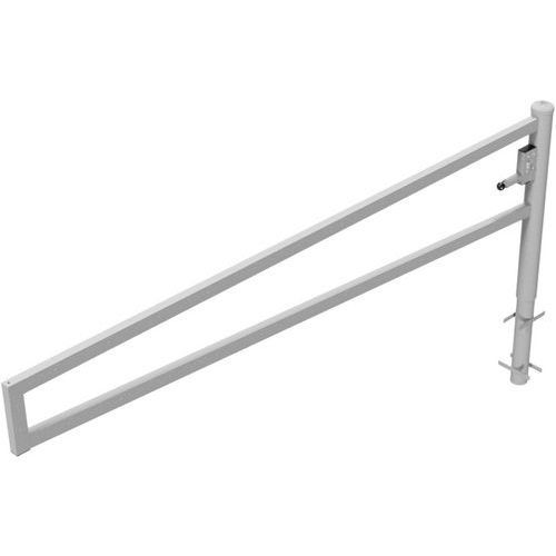 BARRIÈRE CARRÉ PIVOTANTE À BÉTONNER SERRURE PROFILÉE-3000MM - SCHAKE