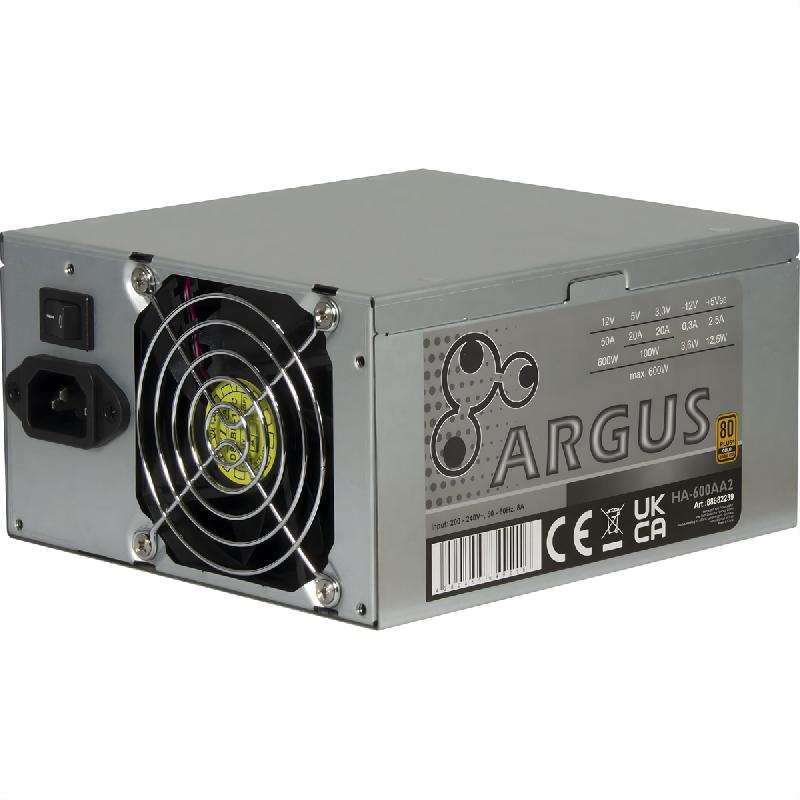 Bloc d'alimentation ATX 600 W avec ventilateur 80 mm, Solution compacte pour boîtier serveur 2U_0