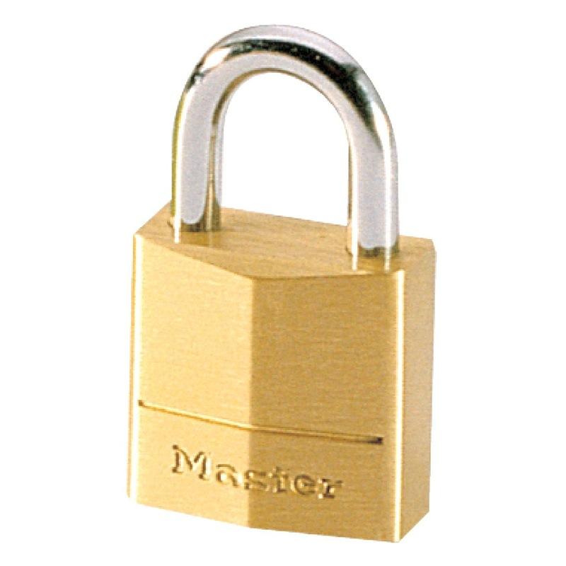 Cadenas en laiton massif 60 mm - Anse en acier - Double verrouillage - Masterlock_0