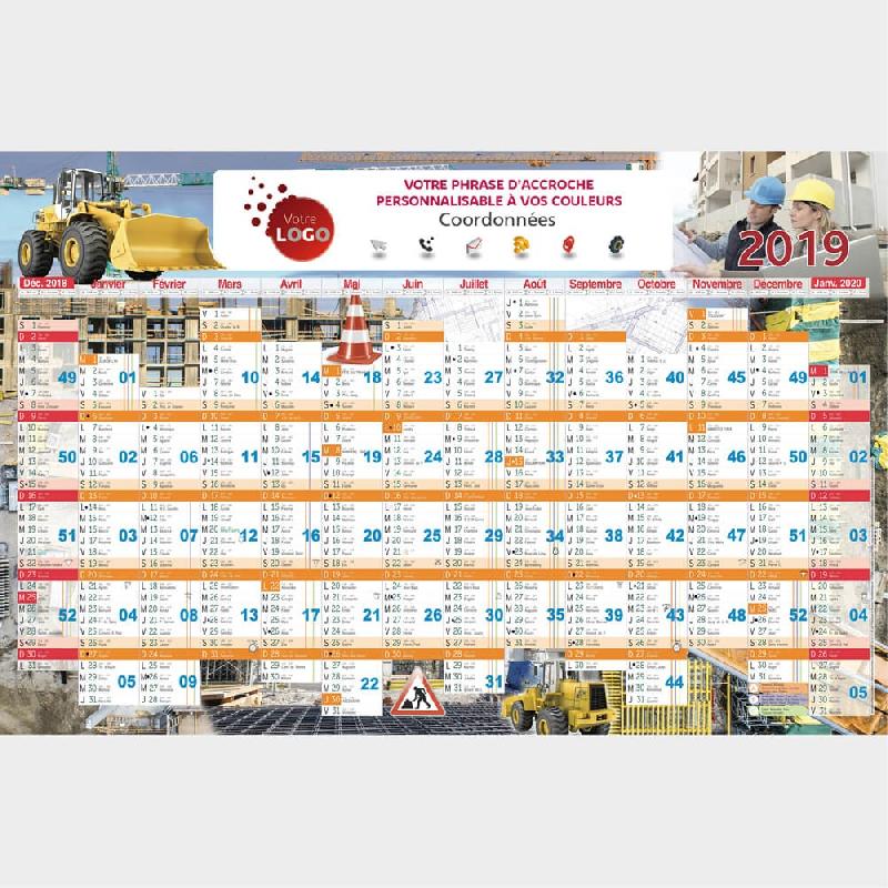 Calendrier btp - 66 x 43 cm_0