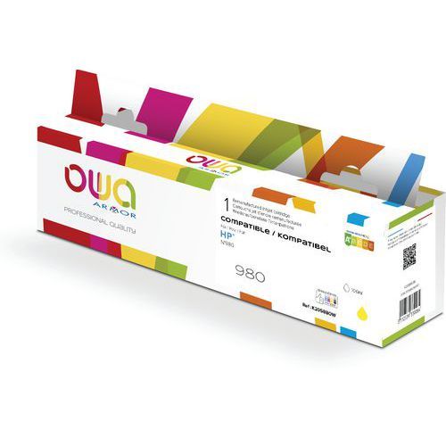 CARTOUCHE D'ENCRE REMANUFACTURÉE HP 980 - JAUNE