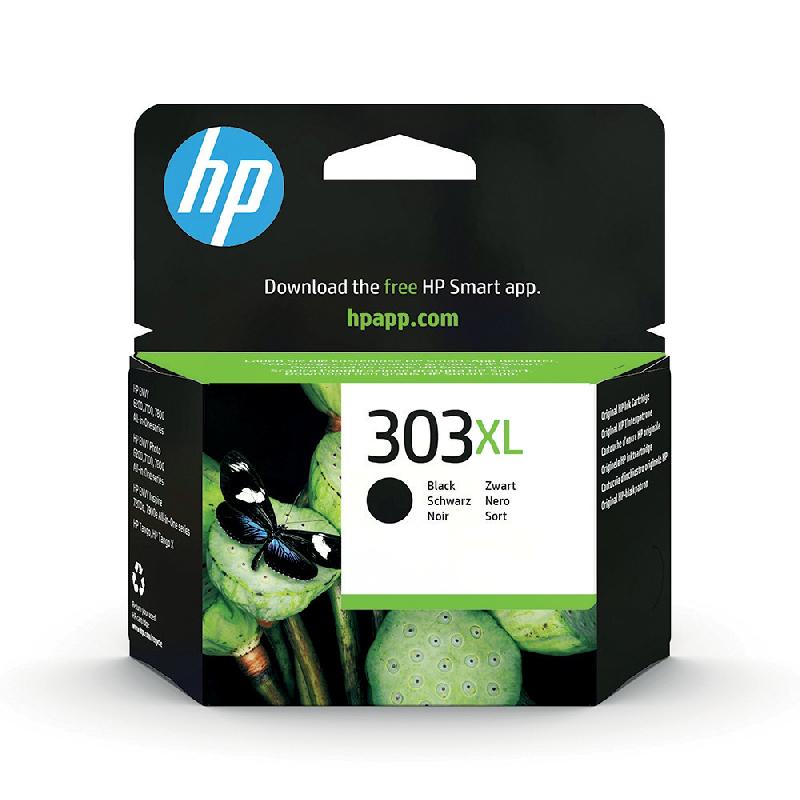 CARTOUCHE ENCRE HP 303 XL NOIR POUR IMPRIMANTE JET D'ENCRE
