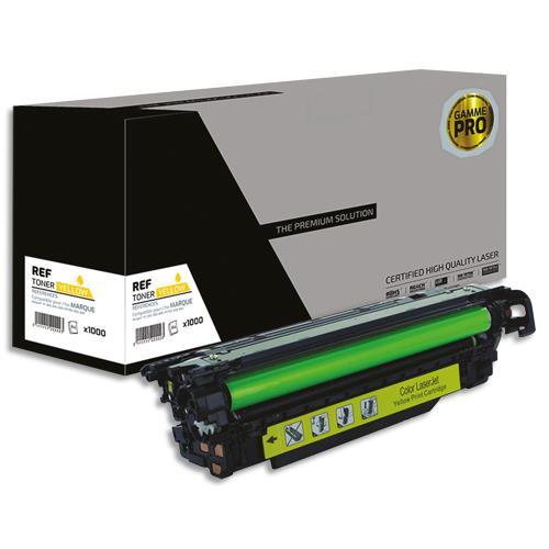 CARTOUCHE PSN THE PREMIUM SOLUTION - COMPATIBLE LASER PRO - HP CE402A - 507A - L1-HT507Y-PRO - JAUNE