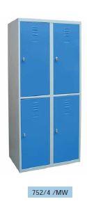 Casier monobloc soudé - 752/4 MW - 4 colonnes, dimensions 800x490x1800 mm, coloris personnalisables_0
