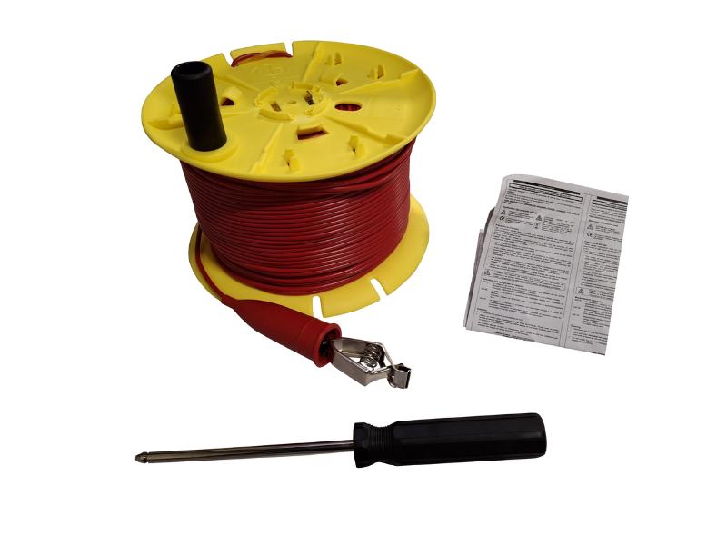 CHAUVIN ARNOUX - Bobine de câble Rouge longueur 166m pour kit de terre 3 pôles / 4 pôles / Résistivité_0