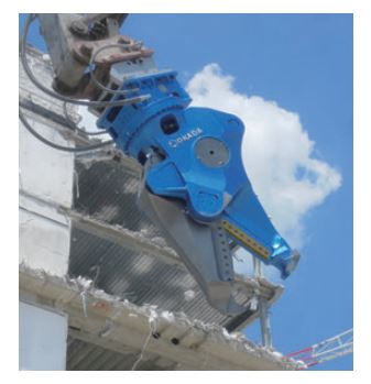 Cisaille pour la démolition des structures de béton et d'acier TS-S - OKADA_0