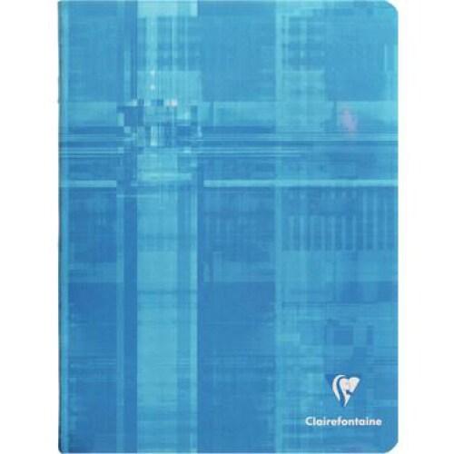 Clairefontaine Lot de 10 Cahier Metric 17x22, 80p./40 feuilles 90 g/m² piquées, ligné 8mm + marge - 3329680372304_0