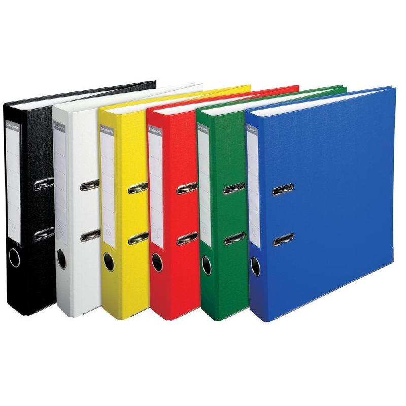 Classeur Eco PP 5cm assortis - 2 anneaux à levier - A4 maxi - Dos de 50mm_0