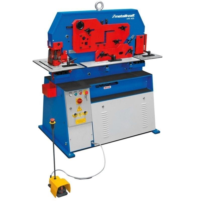 Combiné poinçonneuse-cisaille Metallkraft HPS 45S - 5 stations de travail - moteur 400V triphasé_0