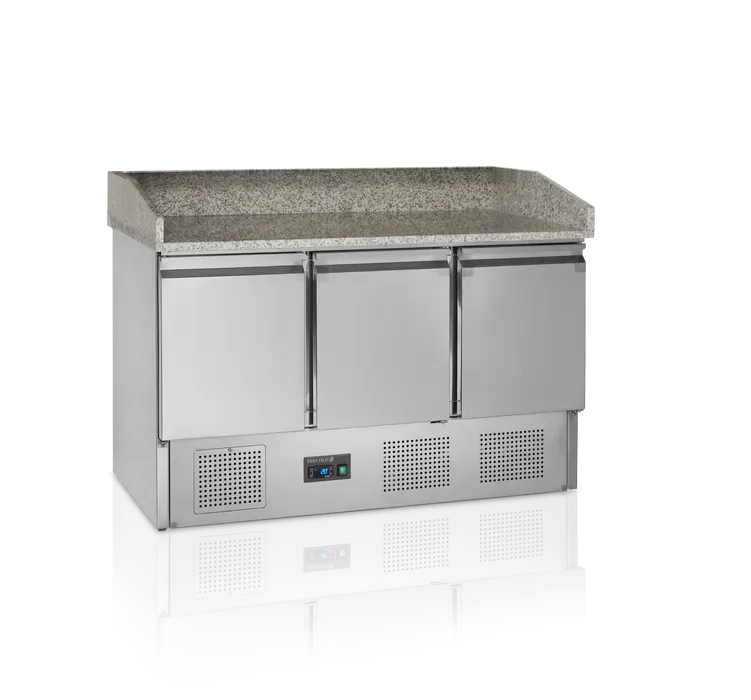 Comptoir à pizza 3 portes gn 1/1 - 400 litres - PPT1365_0