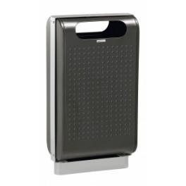 Corbeille Urbanet 60 litres en acier - grande ouverture frontale - garantie 2 ans_0