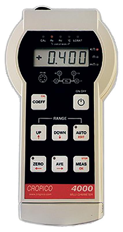 DO4001 - Micro-milliohmmètre portable 4 kΩ - 6 gammes de mesure, compensation zéro et température_0