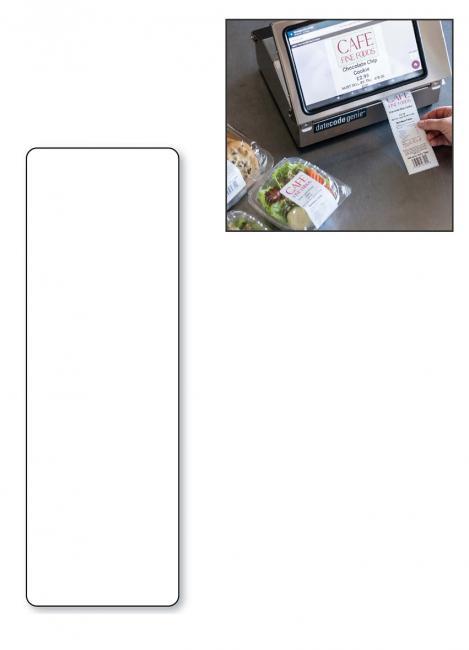 Étiquettes alimentaires 50x150 mm - Amovibles pour imprimante DCG - Lot de 2 rouleaux de 165 étiquettes_0